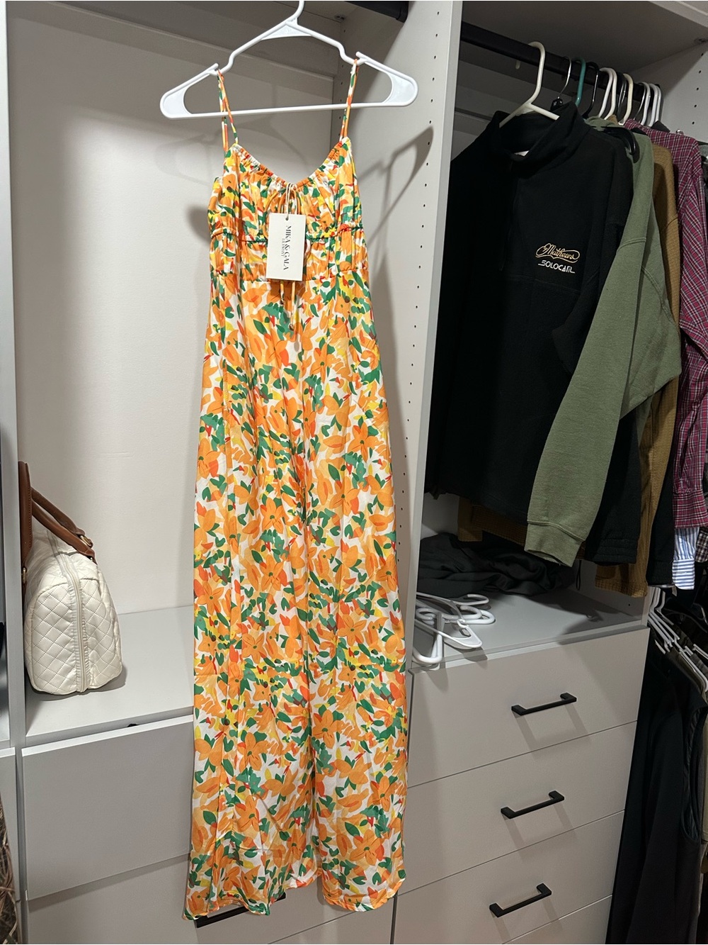 Hello Molly Orange & Green Floral Maxi Dress - Picture 6 of 9